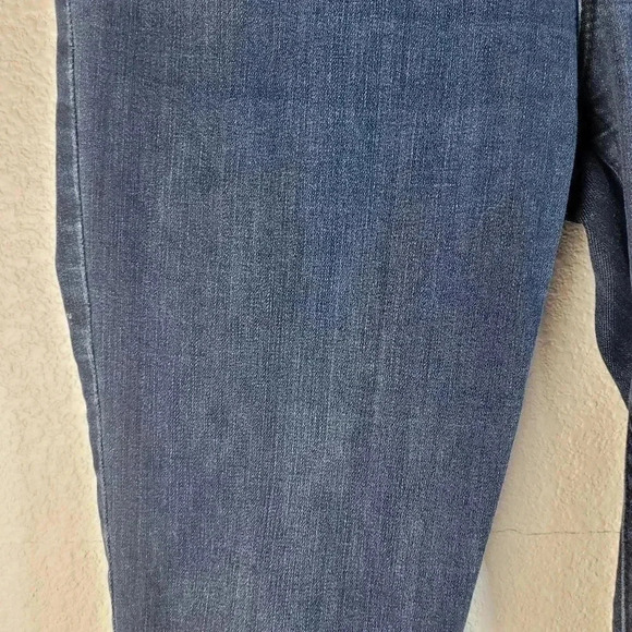 Seven7 Jeans Womens 10 Tummyless High Rise Boot Cut Medium Wash Whiskered - Picture 3 of 13